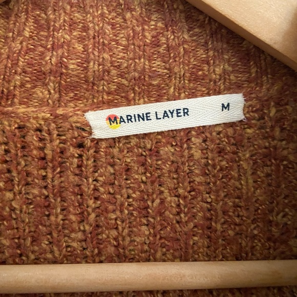 Marine Layer Ontario Cardigan, rust, size M - Picture 2 of 5